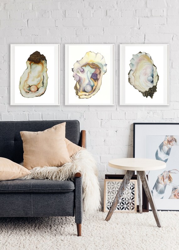 Oyster III Original Watercolor Painting