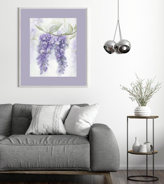 Wisteria Original Watercolor Painting