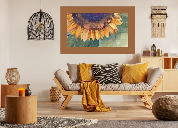 Sunflower Watercolor Painting