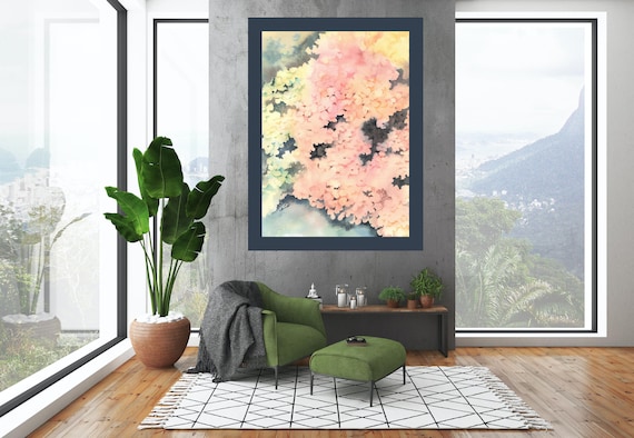 Hydrangea Original Watercolor Painting