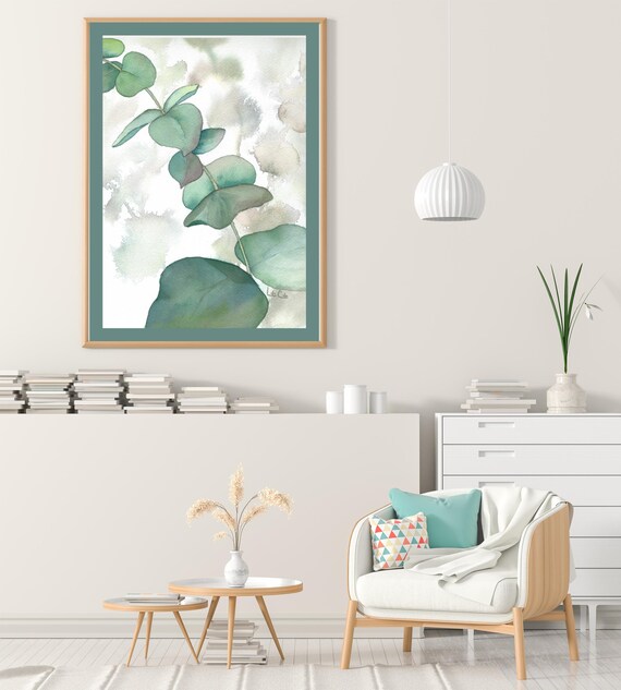 Eucalyptus Watercolor Painting
