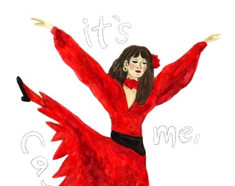 Kate Bush Wuthering Heights It's Me Cathy Print (5"x7")