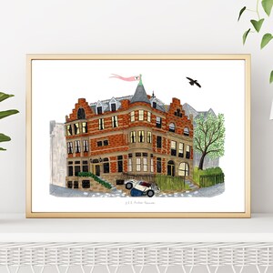 Royal Tenenbaums House Print 8.5&quot;x11&quot;