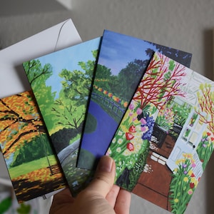 Tarjetas de felicitación de Smith College (juego de 4)