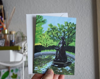 Smith College Lanning Fountain Card