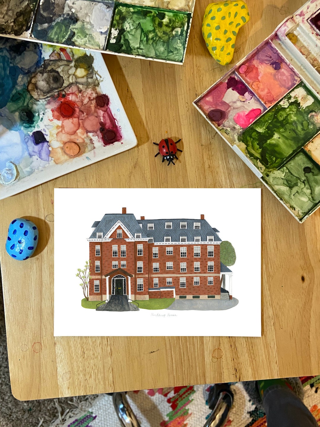 Mini Northrop House Print Etsy