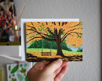 Smith College Swing Tree Card