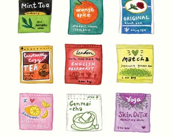 Tea Lovers Art Print