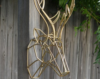 Featured image of post Gold Deer Head Decor / Deer head wall mount :