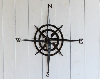 Compass Wall Decor Etsy