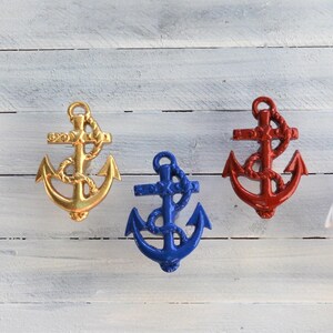 Anchor Knob, Nautical Bathroom handle, Boating Drawer Pull, Kitchen Cabinet Hardware