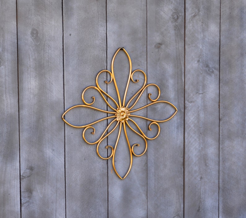 Black Metal Wall Hanging Scroll Wall Hanging Decorative Wall Etsy