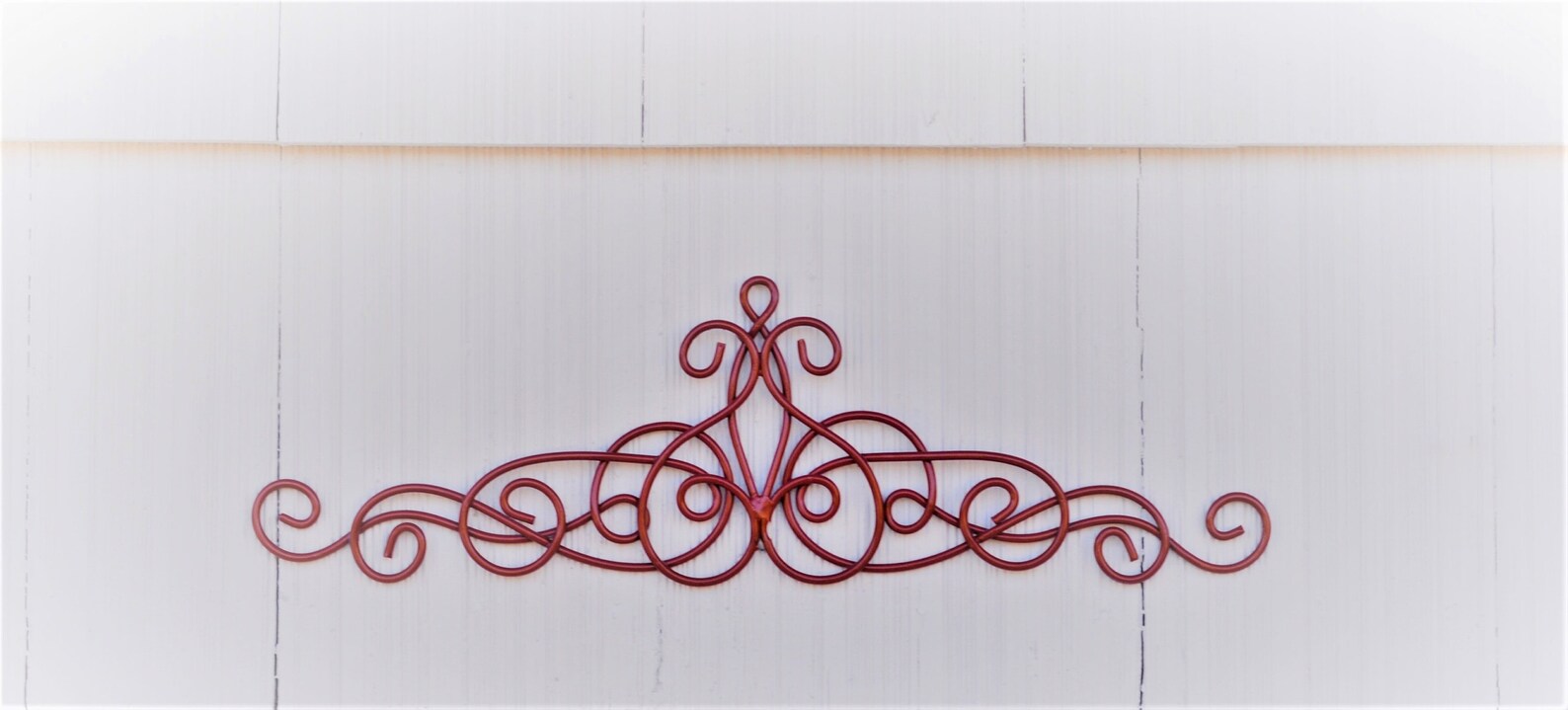 Metal Swag Wall Hanging Black Scroll Decorative Wall Decor Etsy