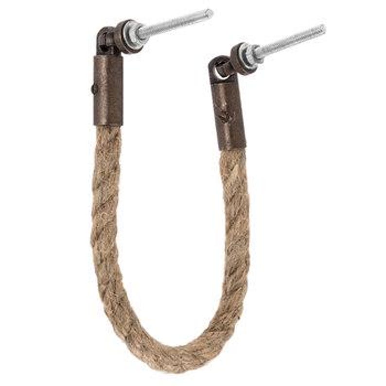 Jute Rope Pull, Nautical Hardware, Coastal Home Decor - Etsy