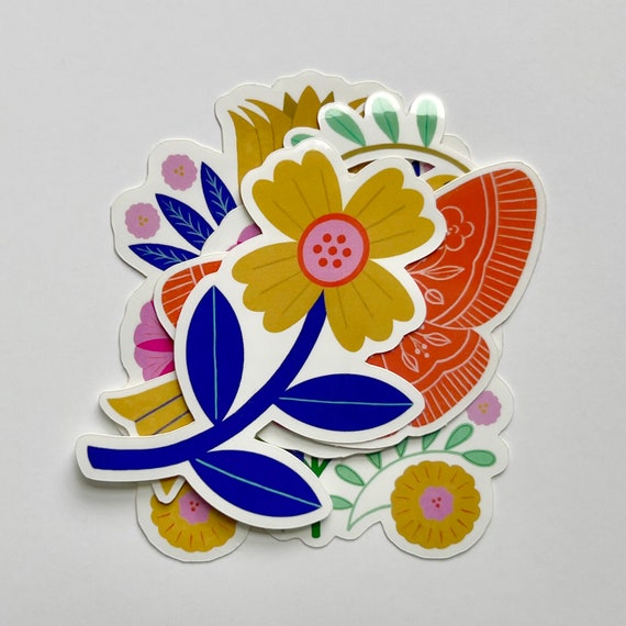 joyful garden sticker pack