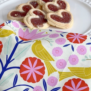 tea towel (modern folk #1)
