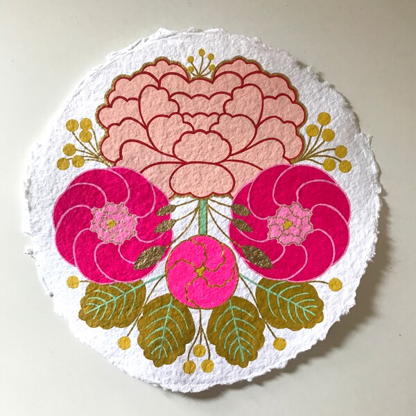 ornament study #2 (peony)