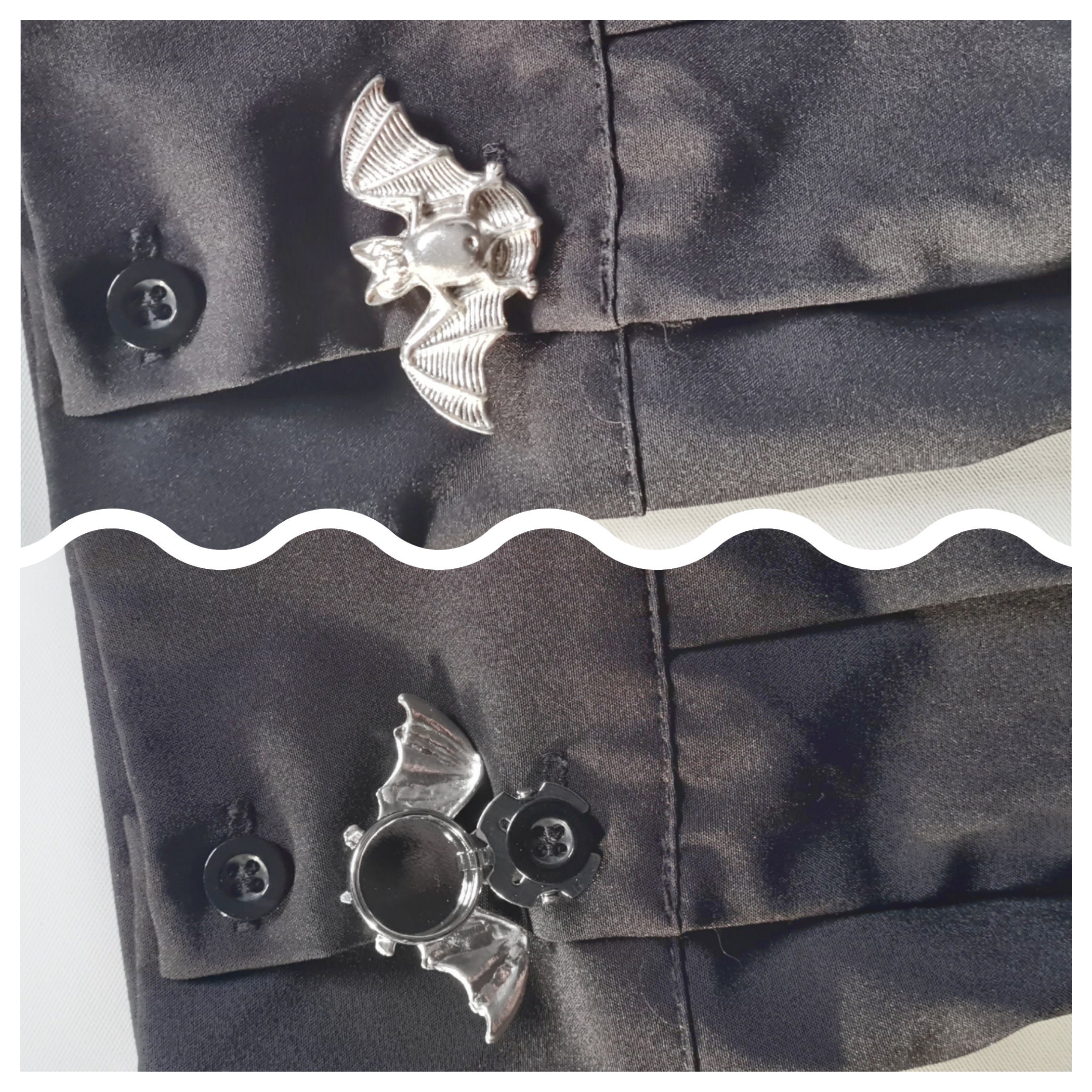 Spilla Gotica Pipistrello Volante – Perfetta Per Halloween O Outfit Dark