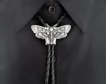 Moth bolo tie