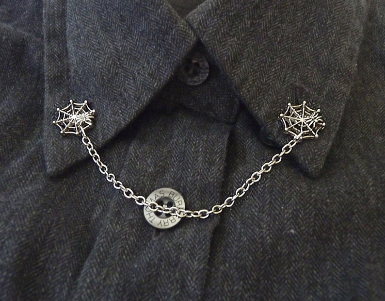 Spider Pins, Collar Brooch, Lapel Pins, Sweater Clips, Men's Jewelry ...