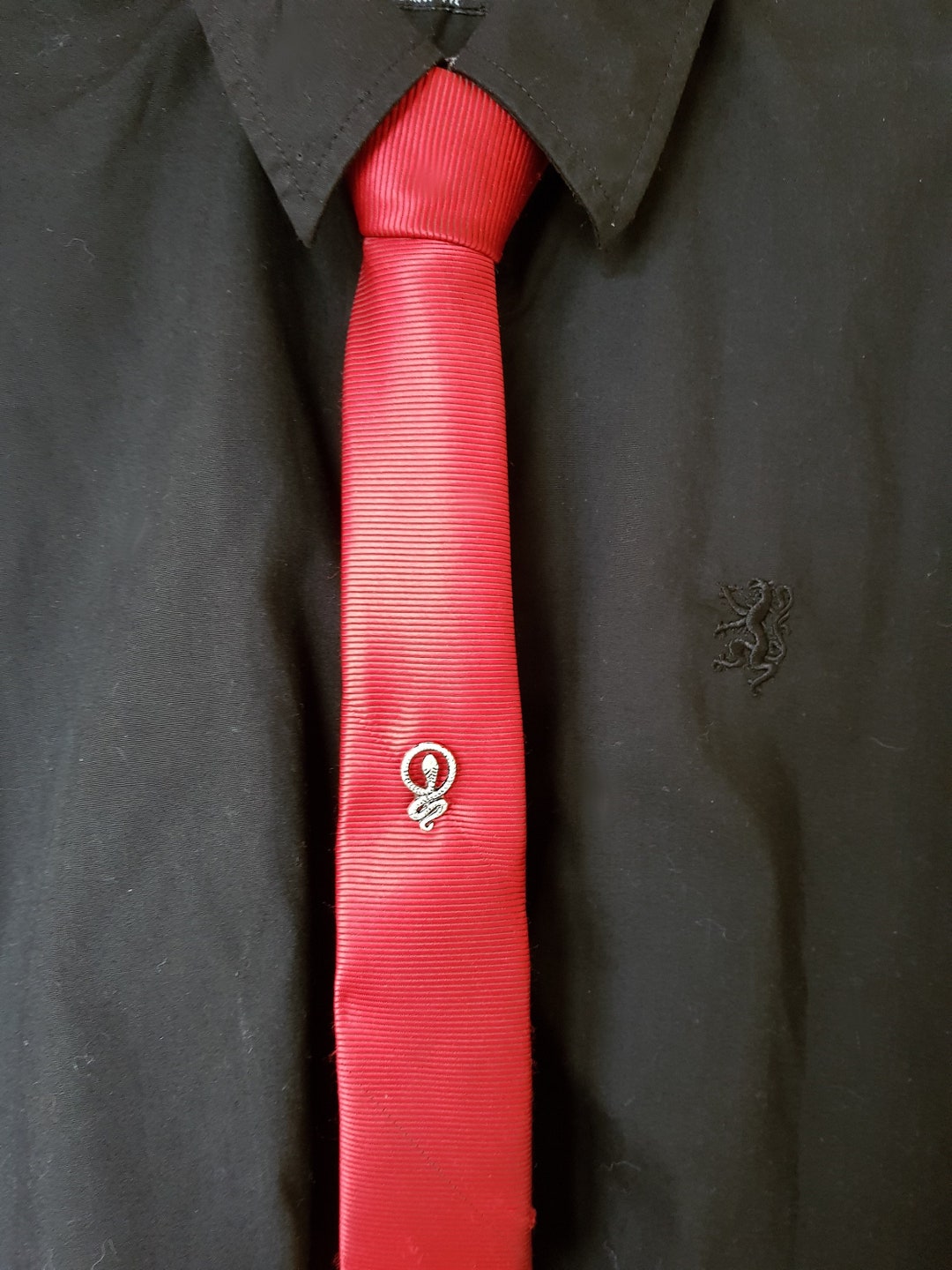 Snake Tie Tack Lapel Pin Mens Shirt Brooch Collar Pin Etsy