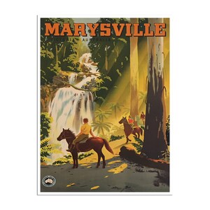 Marysville Australia Art Vintage Travel Poster Retro Print (XR2772)