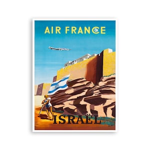 Israel Heritage Art Israeli Travel Poster Print Home Wall Decor (XR2952)