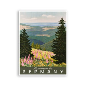 Germany Travel Art Zeichen Wanddekoration German Poster Print (XR310)