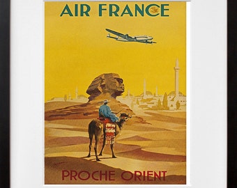 Plakat podróżniczy Egipt Vintage Print (TR17)