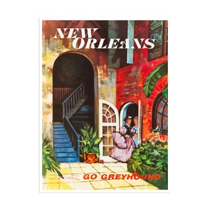 New Orleans Art Travel Poster Wall Print Home Decor (XR2333)