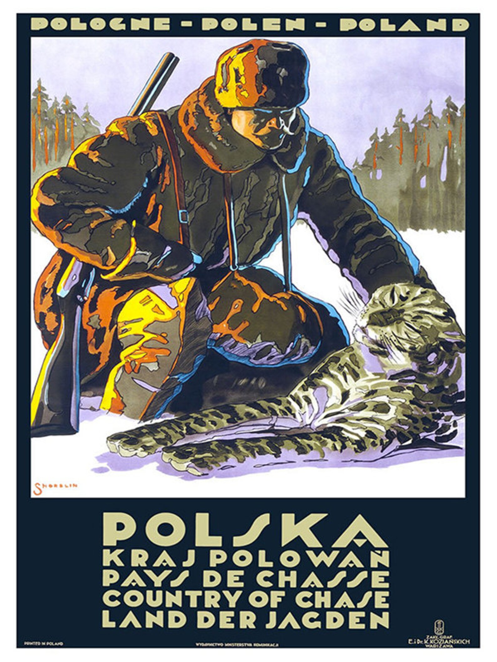 Poland Art Print Polish Travel Poster TR104 | Etsy