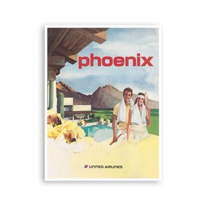 Phoenix Arizona Art Travel Poster America Print Home Decor (XR2913)