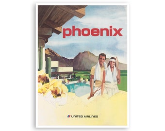 Phoenix Arizona Art Travel Poster America Print Home Decor (XR2913)
