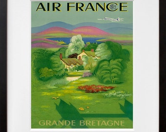 Großbritannien Kunstdruck Vintage Reise Poster (TR82)