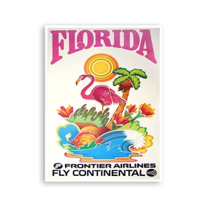 Florida Travel Poster Art Wall Decor Retro Print  (XR3061)