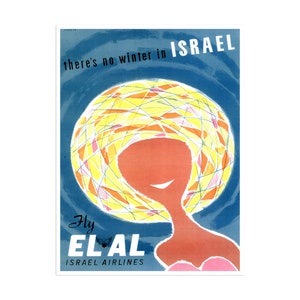Israel Travel Poster Wall Art XR2491)