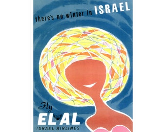 Israel Travel Poster Wall Art XR2491)