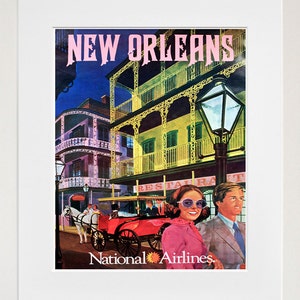 New Orleans Travel Poster Wall Art Print Home Decor (ZT608)