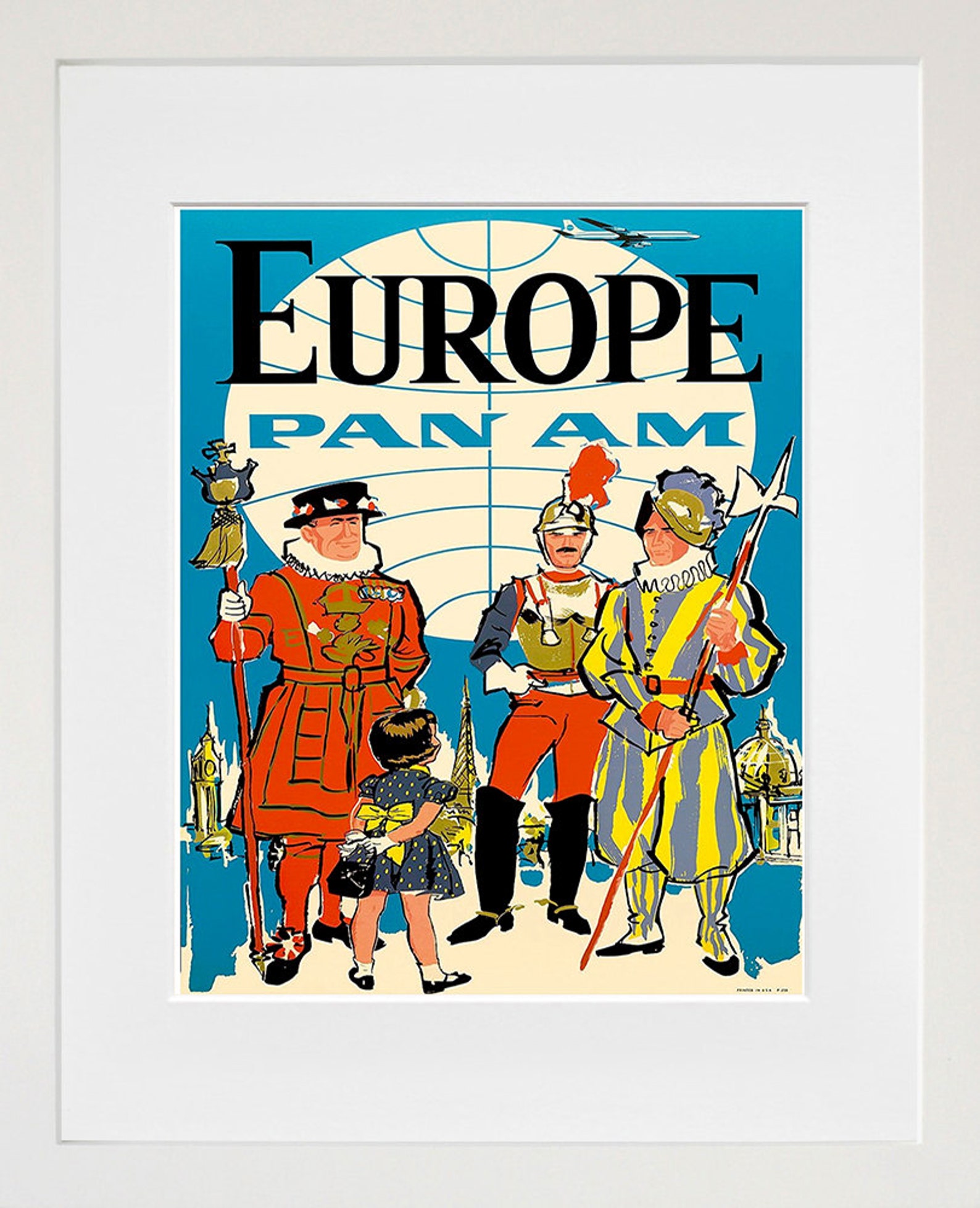 Europe Travel Poster European Wall Art Print Home Decor Etsy