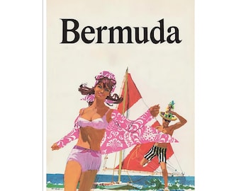 Bermuda Print Travel Poster Art (XR4898)