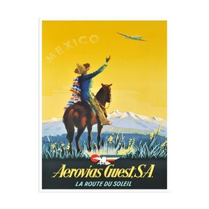 Mexico Print Travel Poster Mexican Print (XR2674)a
