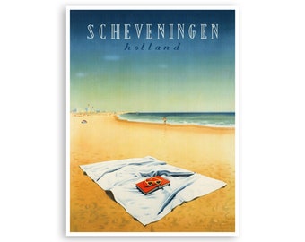 Scheveningen Art Print The Hague Travel Poster Home Decor (XR2799)