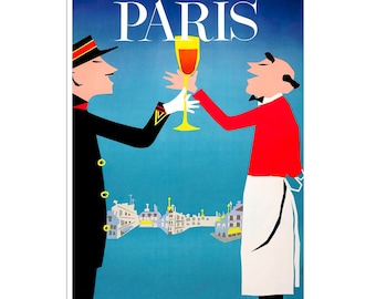Paris Travel Art Wall Print French Poster Home Decor (XR3192)a