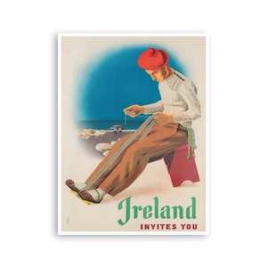 Irish Art Ireland Travel Poster Print For Irish Person (XR4115)a