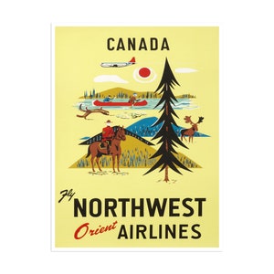 Canada Art Travel Poster Home Decor Sports Wall Print (XR1029)