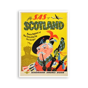 Scotland Wall Art Travel Poster Print Scottish Home Decor (XR3494)