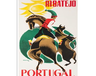 Kunst Portugal Reisedruck Vintage Poster (TR158)