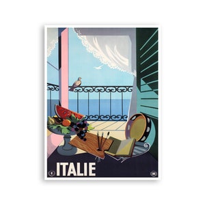 Italy Travel Poster Italian Wall Art Print (XR2908)a