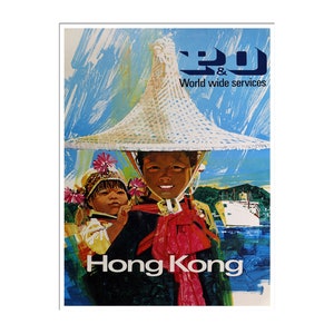 Hong Kong Poster Chinese Print Asian Art China Sign (XR3609)a