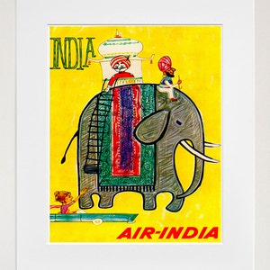 India Travel Print Poster Wall Art (XR145)